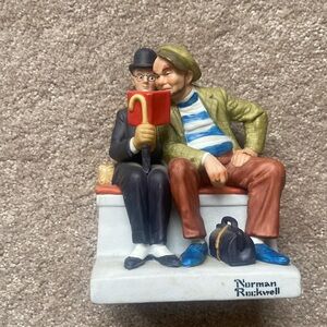 Norman Rockwell, “The interloper” 1980 porcelain figurine